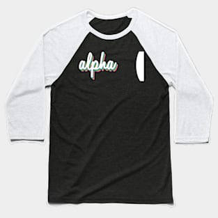 Retro Alpha Baseball T-Shirt